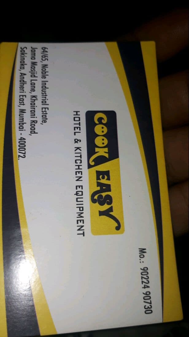 Cook easy hotal eqpament